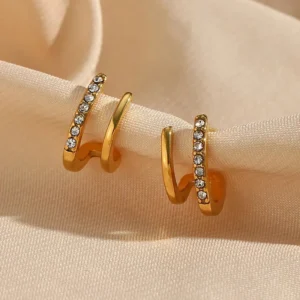 Luxe Shine Hoop Earrings