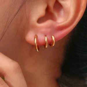 Classic Gold Hoop Earrings