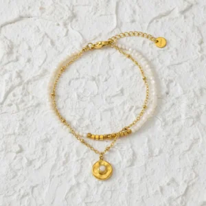 Pearl Aura Charm Bracelet