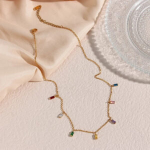 Rainbow Charm Necklace